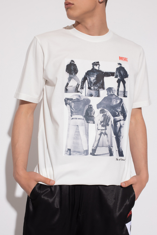 関税込【DIESEL】Just E11 short sleeve T-shirt★White Diesel Just E11 short sleeve T-shirt White | Dressinn
